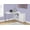 WHITE, variant on Computer Desk - L-Shaped / Corner / 3 Drawers / 2 Open Shelves / Metal Leg - 47"L X 47"W - White / Silver