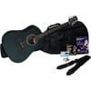 Silvertone SD10 Complete Acoustic Guitar Package - Black