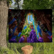 Popular Game M-Minecraft-T Retro Flags Multiple Choice Living Studio Booth Interior Decoration Banner