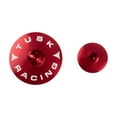 thumbnail image 4 of Tusk Billet Aluminum Engine Plug Kit Red - Fits: Honda TRX 450R 2004-2009, 4 of 5