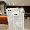 thumbnail image 5 of Compatible with iPhone 8 Plus/iPhone 7 Plus Case Cute Cartoon Floral Butterfly Design for Women Girls Aesthetic Kawaii Slim Soft TPU Transparent Cover for iPhone 7/8 Plus 5.5 inch (Purple), 5 of 7