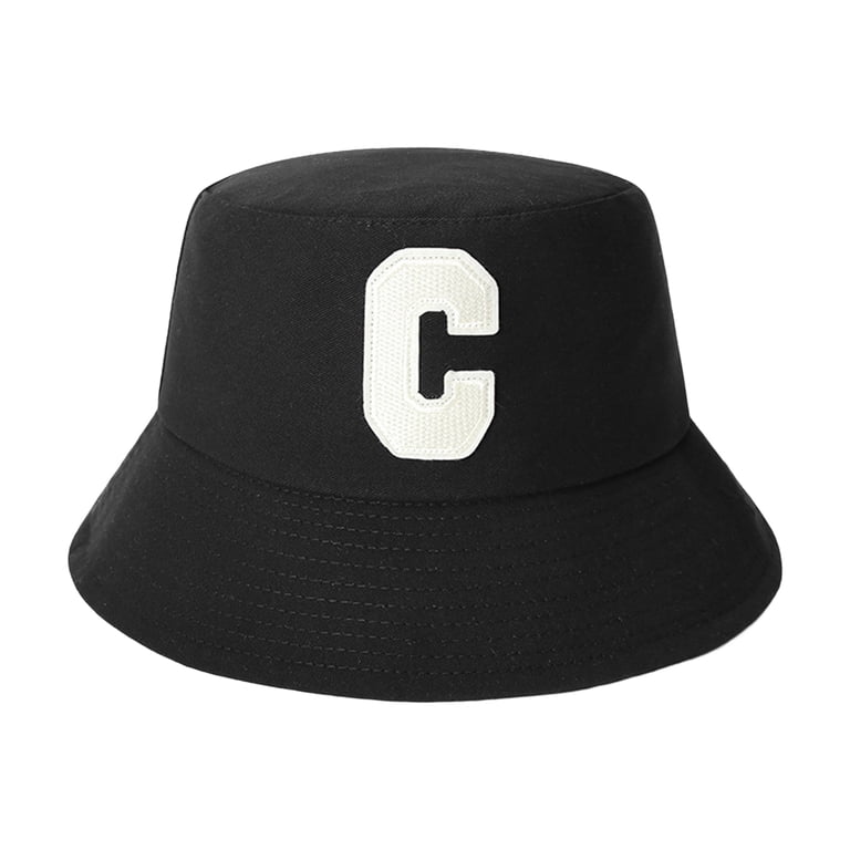 Bucket Hat Folding Sun Protection Cotton Letter Embroidery  display picture 2