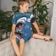 thumbnail image 4 of Fotbe Great White Shark Pijama Estampada de 2 Piezas para Niños – Ropa de Dormir de Manga Corta Cómoda para Niños y Niñas, Camiseta y Shorts de Algodón-Medium, 4 of 6