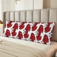 thumbnail image 5 of Naloa Cute Red Crab Super Soft 20x60 Body Pillow Case,Long Side Hidden Zipper（PILLOWS ARE NOT INCLUDED）, 5 of 6