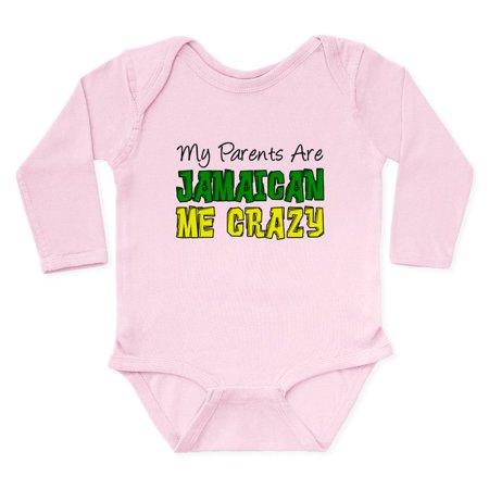 

CafePress - Parents Jamaican Me Crazy Body Suit - Long Sleeve Infant Bodysuit