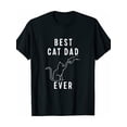 thumbnail image 3 of Best Cat Dad T-shirt Cat Dad Paw Fist Fist Bump Cat Cat T-shirt Tee For Adult, Men, Women, Teen, Teenager, Adolescent,Youth, 3 of 6