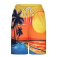 thumbnail image 5 of Jjayotai George Shorts Men, Men's Swim Trunks with Compression Liner, Swim Shorts Quick Dry Beach Swimsuit, 5 of 6