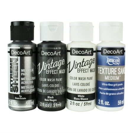 UPC: 0766218122759 | DecoArt Designer Finishes Paint Pack 4/Pkg-Oxidized Tin