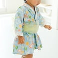 thumbnail image 5 of Piomll Outfit Sets For Girls Trendy Stylish Print Kimono Long Sleeve Casual Kids Clothes, 5 of 8