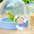 thumbnail image 5 of Large Spacious Bird Cage For Outdoor Adventures Breathable Plastic Construction Includes Detachable Floor Grids, 5 of 9