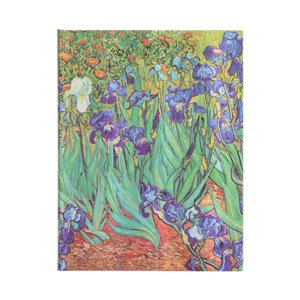 Paperblanks - Libreta Van Gogh, Los Lirios (Van Gogh’S Irises) Ultra Tapa Dura Con Lineas