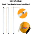 thumbnail image 3 of Western Star Tetherball Pole Set - Family Game for Kids, 3 of 7