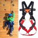 thumbnail image 4 of Arnés de Escalada Profesional, Equipo de Protección para Toda La Pierna, Cinturón de Protección, Extensión de Entrenamiento, Arborista, Cueva de negro rojo, 4 of 9