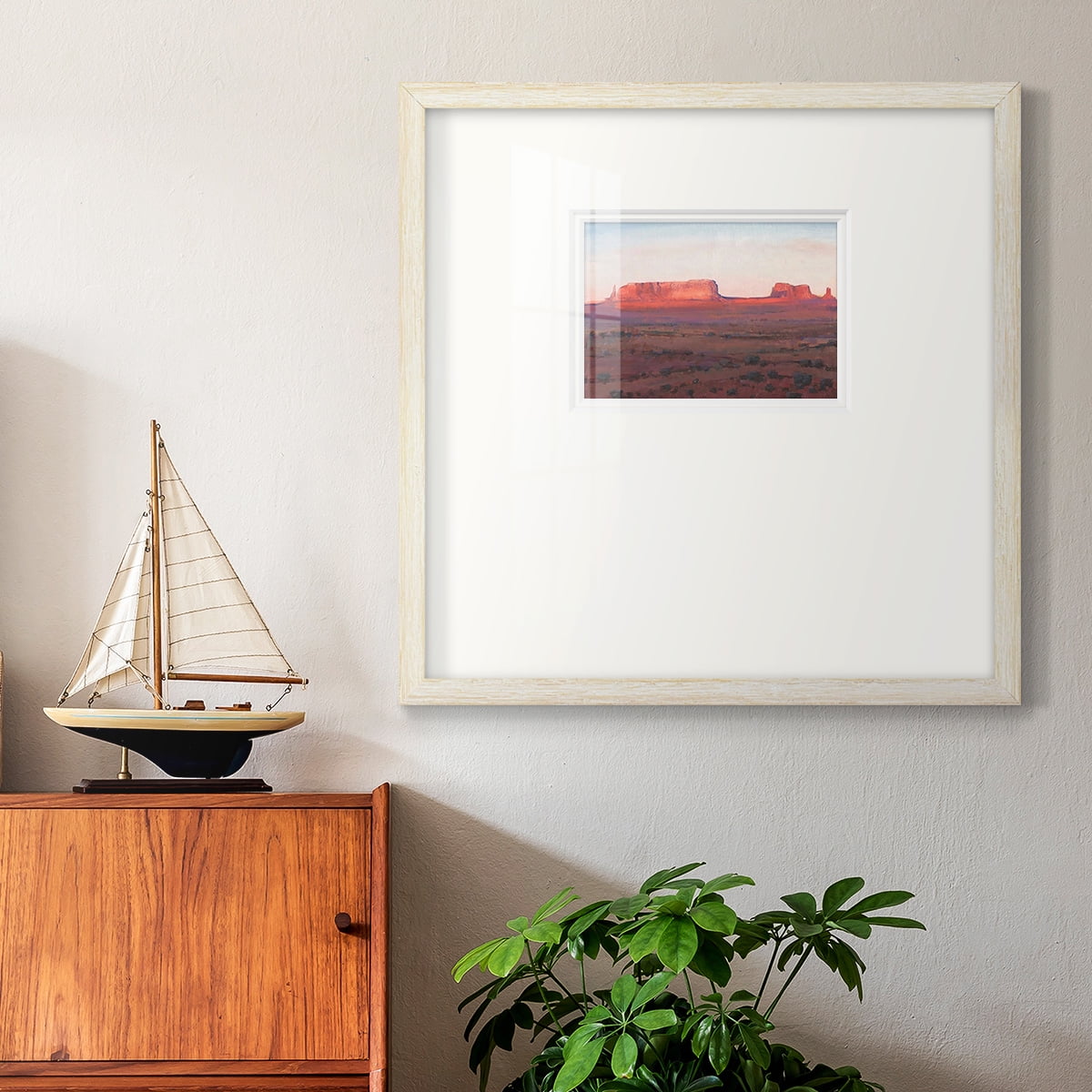 Red Rocks at Dusk IPremium Framed Print