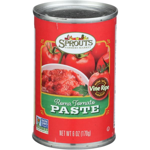 Pack of 4 Sprouts Organic Tomato Paste, 6 OZ