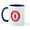 White/Navy Inside, variant on CafePress - Tyrone Mug - 11 oz Ceramic Mug - Novelty Coffee Tea Cup