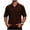 Coffee, variant on T Shirts for Man Plain Solid Short Sleeve Basic Lapel Collar Soft Cotton Everyday Wear Shirts M-3XL