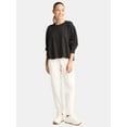 thumbnail image 2 of Avia Women's Knit Bubble Top with Long Sleeves, Sizes XS-XXXL, 2 of 5