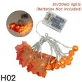thumbnail image 5 of Guirnalda de luces LED con Hojas de arce y calabaza, guirnalda de otoño alimentada por batería para interiores y exteriores, jardín, Halloween, decoración del hogar de Acción de Gracias, 10/20leds, 5 of 5