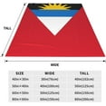thumbnail image 5 of Cute Antigua Flag Throw Blanket for Women Men Warm Soft Fleece Blankets and Throws for Couch,Bed,Sofa 80"x60", 5 of 6