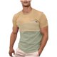 thumbnail image 1 of Camisetas de Manga Larga para Hombre Algodón Turndown Patchwork Pullover Fitness Deportes Top, Blusa Casual de Poliéster para Hombres, Lavado a Mano Toda la Temporada, 1 of 6
