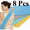2Blue, 2Gray,2Green,2Yellow, variant on 4pcs Exfoliating Back Washers Scrub with Handles  Body Scrubber Cloth Towel for Shower Nylon Back Exfoliator Extended Backs Washers Stretchable Body Bath Pull Strap for Cleans Skin Massages
