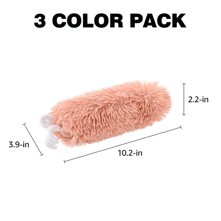 Catnip Plush Pillow Toys with Crinkle Paper, 3 Pack photo 3