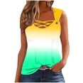 thumbnail image 2 of SEMPAI Tank Top for Women Tops Sleeveless Crew Neck Womens Tops Casual Tops Modern Fit Amazing Prices Soft and Comfortable Solid Plus Size Shirts for Womens Womens Tops, 2 of 4