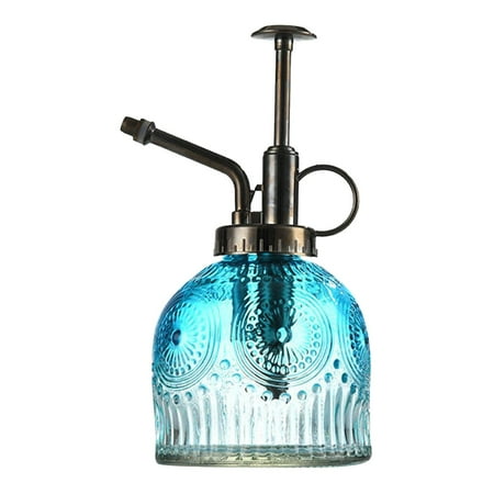 Embossed Pockmarked Glass Watering Can Gardening Home Sprayer Watering Vase for Succulents Indoor Decor