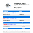 thumbnail image 2 of Distributor Vacuum Advance - Compatible with 1974 - 1976 Ford Gran Torino 1975, 2 of 2