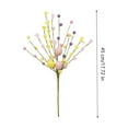 thumbnail image 2 of 17.7 inch 3Pcs Artificial Easter Stems with Easter Eggs and Berries Spring Floral Picks Speckled Colorful Easter Egg & Flowers Twig Branches for Home Vase Centerpiece Party Decor, 2 of 6