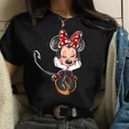 thumbnail image 4 of Nueva camiseta de Minnie Mouse Kawaiii, camiseta de Disney para mujer, camiseta divertida, camisetas negras de moda para mujer, ropa de calle de manga corta, 4 of 4