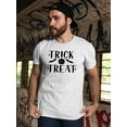 thumbnail image 2 of Trick Or Treat Halloween Quote. T-Shirt Men -Image by Shutterstock, Male x-Large, 2 of 4