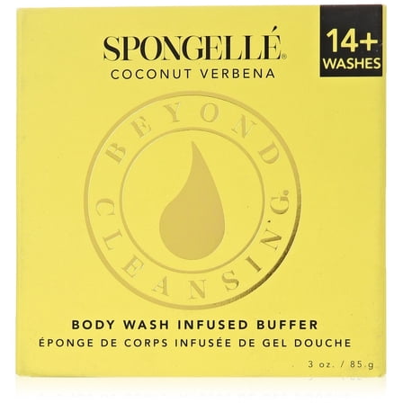 Spongelle Beyond Cleansing Boxed Flower Bath Sponge, Coconut Verbana