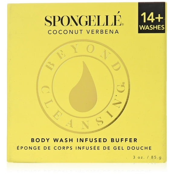 Spongelle Beyond Cleansing Boxed Flower Bath Sponge, Coconut Verbana