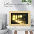 thumbnail image 4 of LED Illuminated Painting Light Photo Frame, Light Painting USB Plug Type Innovative Simulated Sunlight Decorative  for Wall S, 4 of 7