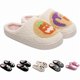thumbnail image 1 of wonima44 Halloween Slippers for Women Men Fall Ghost Slippers Cute Soft Plush Fuzzy House Home Outdoor Indoor Shoes, 1 of 1