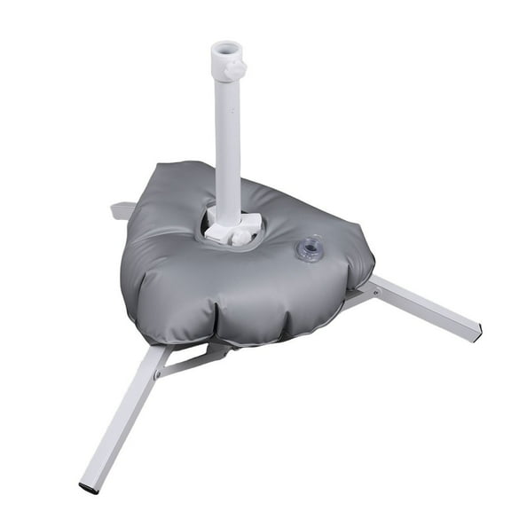 Outdoor Beach Umbrella Supporting Water-Filled Square Base Parasol Tripod