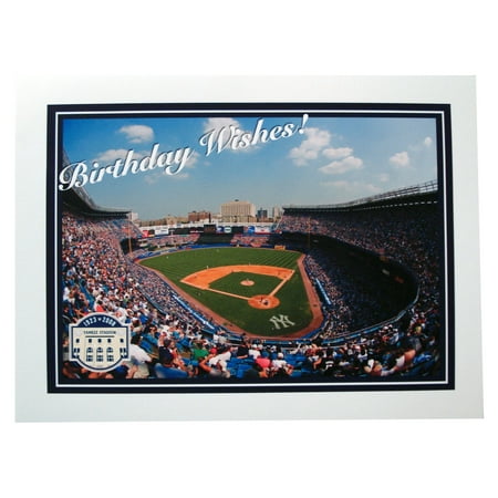 MLB Yankee Stadium Daytime Birthday Card
