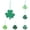 A*1+B*1+C*1+D*1+E*1+F*1+G*1, variant on ChromaMuse 1Pcs St Patrick's Day Shamrocks Ornaments, 7 Colors St Patricks Day Tree Decorations Foam Lucky Clover Hanging Baubles