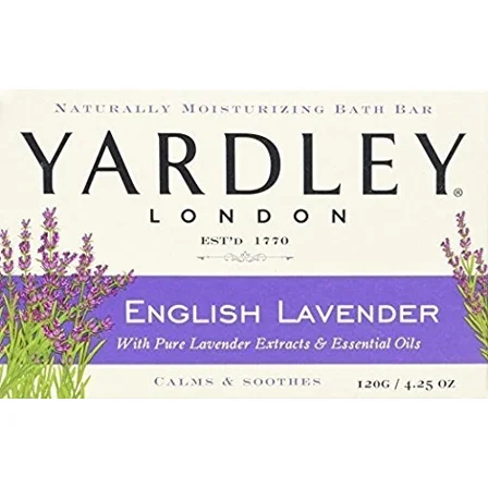 Yardley London Moisturizing Bath Bar English Lavender 4.25 ounce Pack of 3