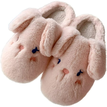 

PIKADINGNIS Women s Cute Animal Slippers Memory Foam Warm Soft Comfy Cozy Funny Bunny House Slippers Indoor Fluffy Slip On Bedroom Winter Womens Shoes