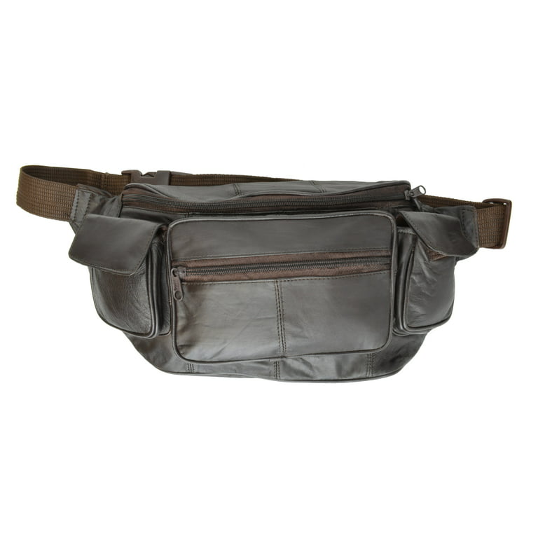 Leather Fanny Pack-luxury Leather Crossbody Bag-bum Bag-unisex 