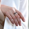 thumbnail image 4 of Anillo Retro de ojo de demonio Sunnimix Para Pareja Hombres mujeres, 4 of 6