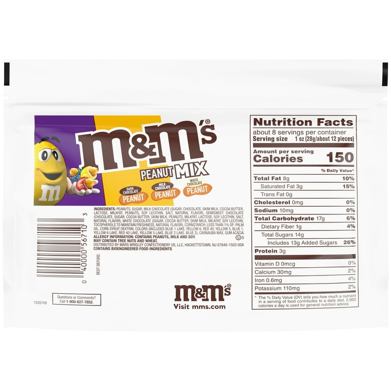 M&M's Classic Mix Chocolate Candy Sharing Size Bag, 8.3 oz - Metro Market