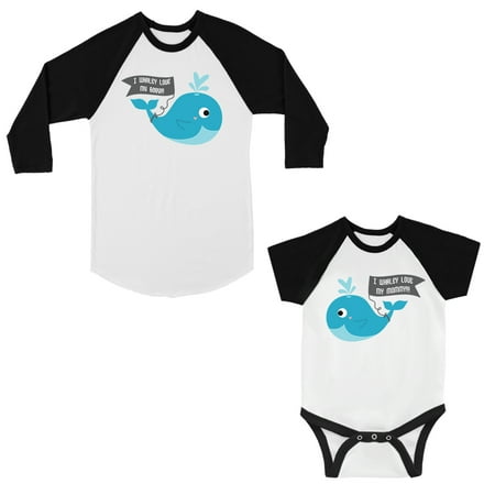 

Whaley Love Baby Mom Mom and Baby Matching Baseball Shirts Gifts