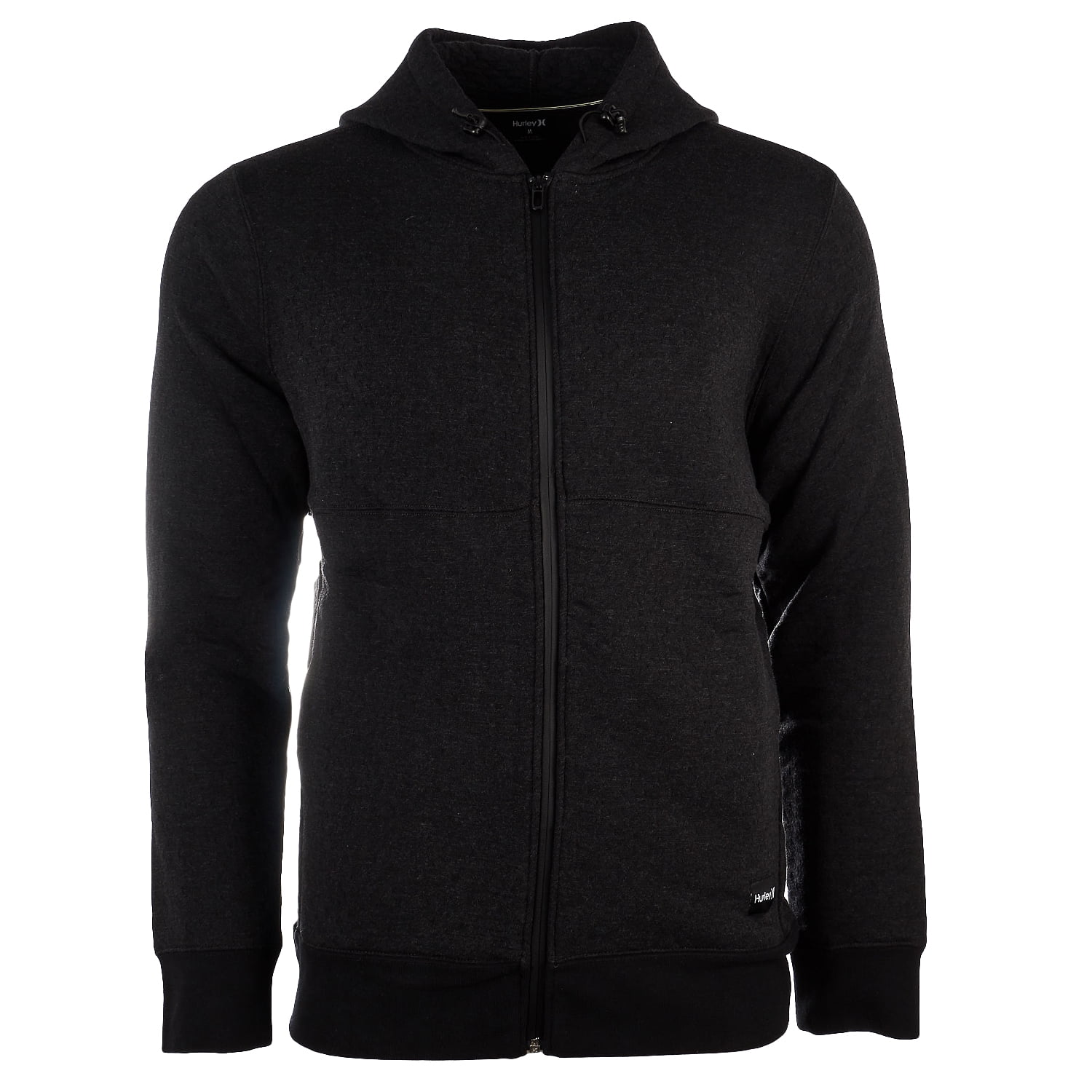 Hurley Hurley Hollowknit Fleece FullZip Hoodie Black Heather