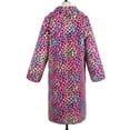 thumbnail image 6 of QATAINLAV Today's Sales Women Faux Fur Coat Winter Leopard Long Coats Loose Fit Oversized Long Sleeve Open Front Warm Fur Coat with Pockets Hot Pink XL, 6 of 7