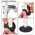 thumbnail image 6 of Uxcell Pipe Cover Decoration 15mm-40mm PP Escutcheon Water Pipe Drain Line Cover Black 8pcs, 6 of 6