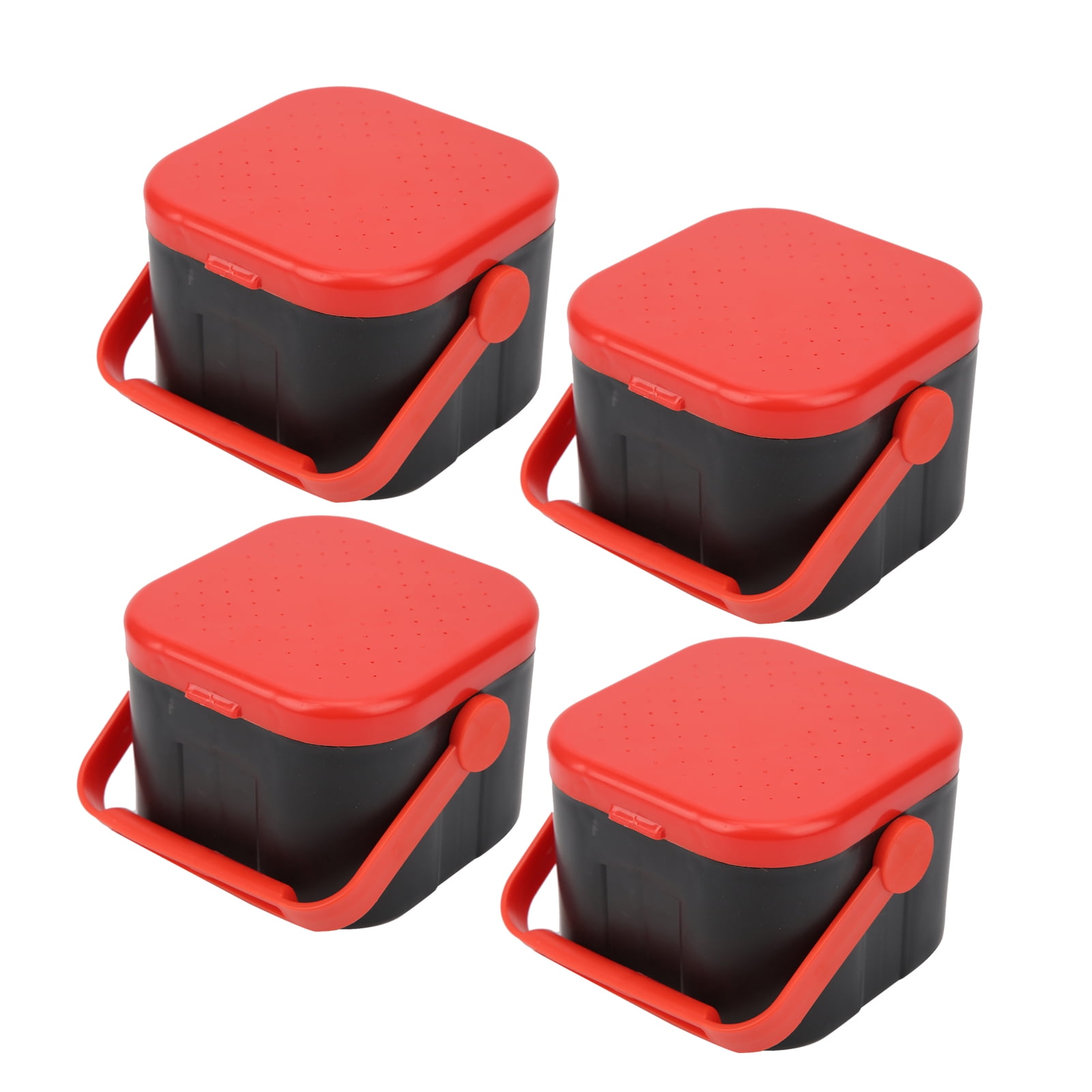 Boîte à Appâts Double Compartiment – Plastique ABS Avec Clip Et Évent – Pour Vers De Terre – ANKROYU